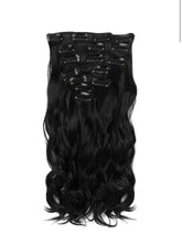 Raw Jet Black Indian Wavy Clip-Ins
